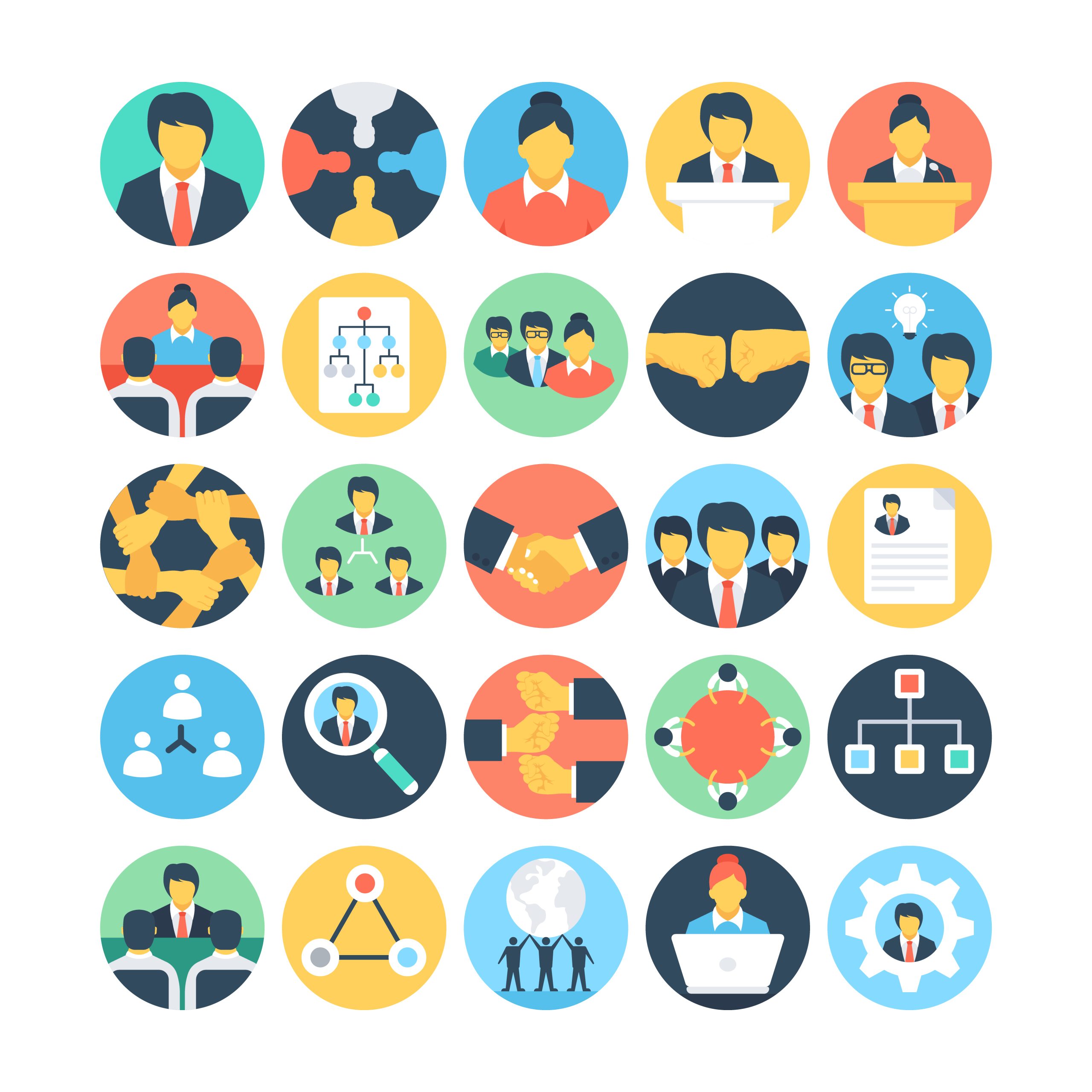 Team,Work,And,Organization,Vector,Icons,1